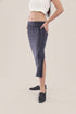 Slim fitting jacquard skirt